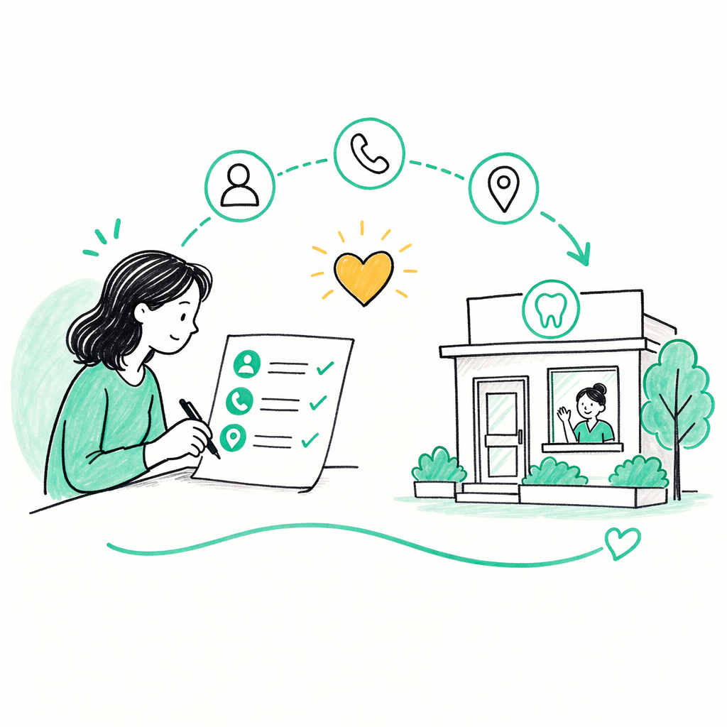 Simple self-care until you are seen — illustration