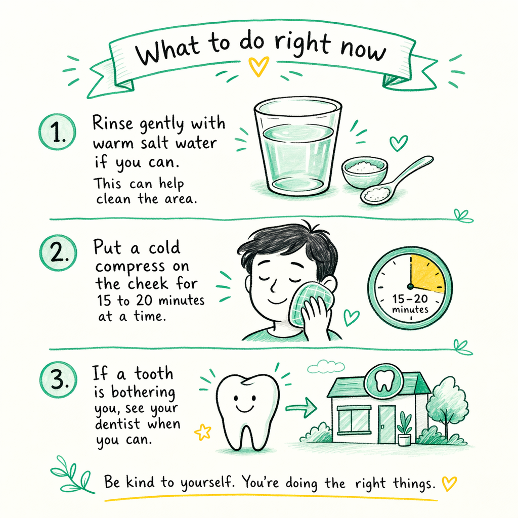 What to do right now — illustration