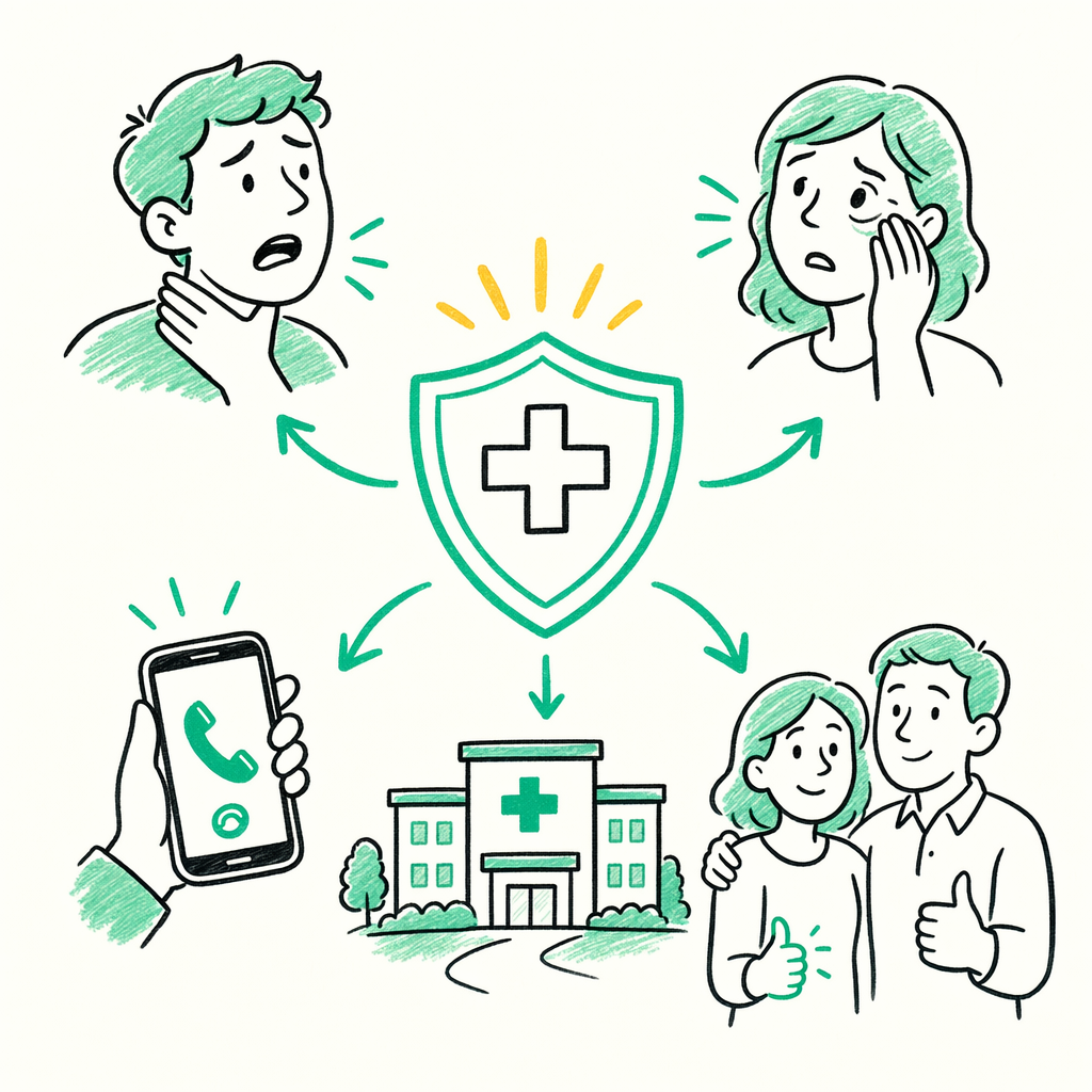 What you can do while you are waiting to be seen — illustration