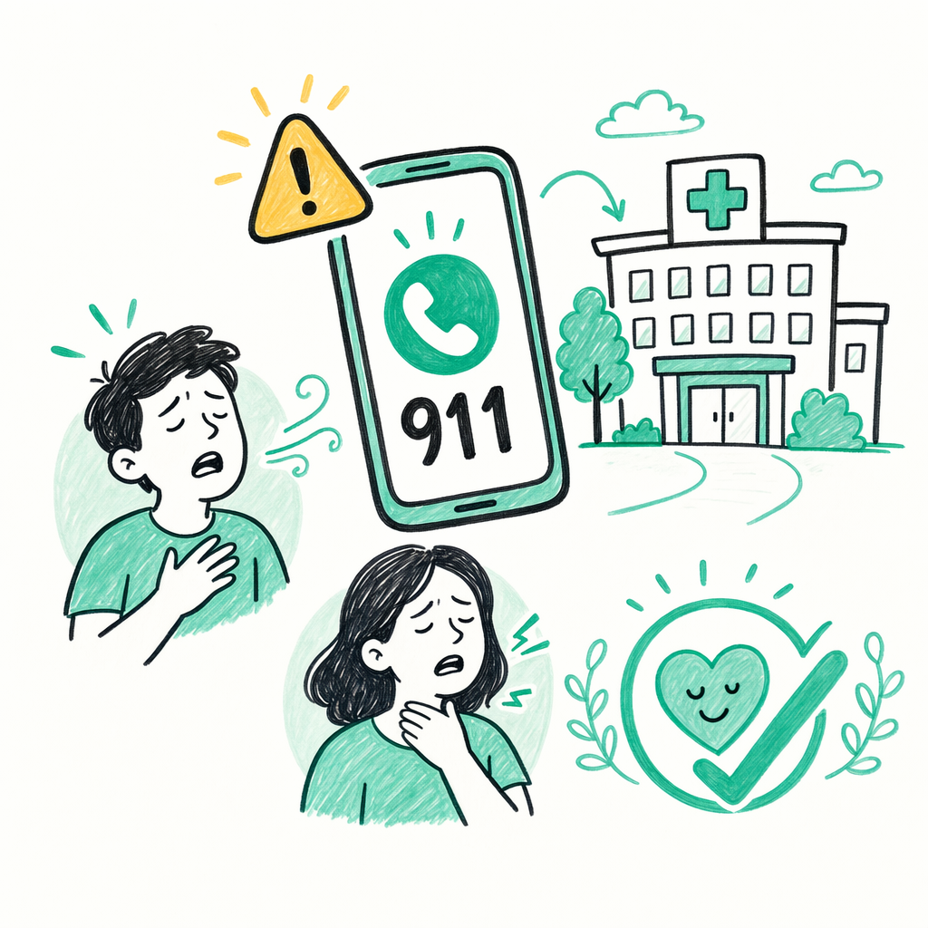 Simple self-care while you arrange help (general info) — illustration