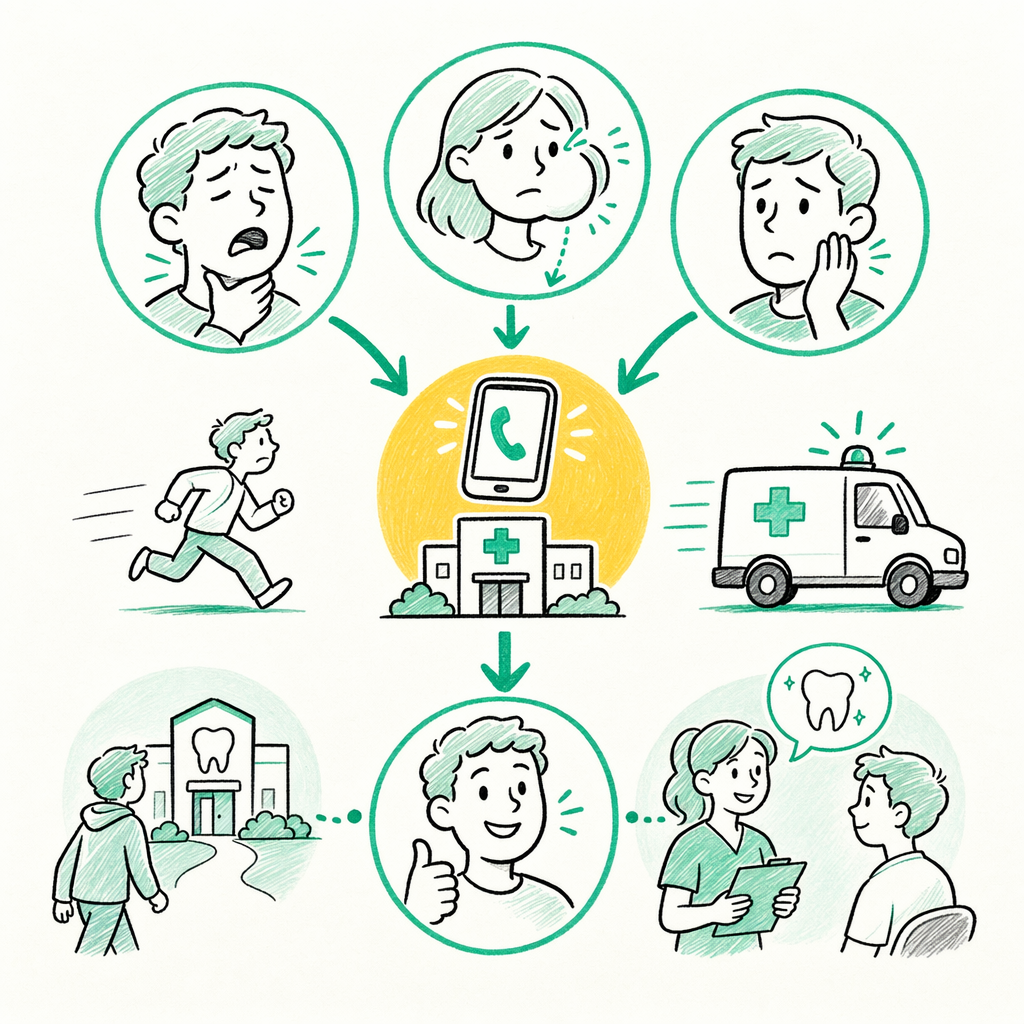 Illustration: When a dental problem means the ER, not the dentist