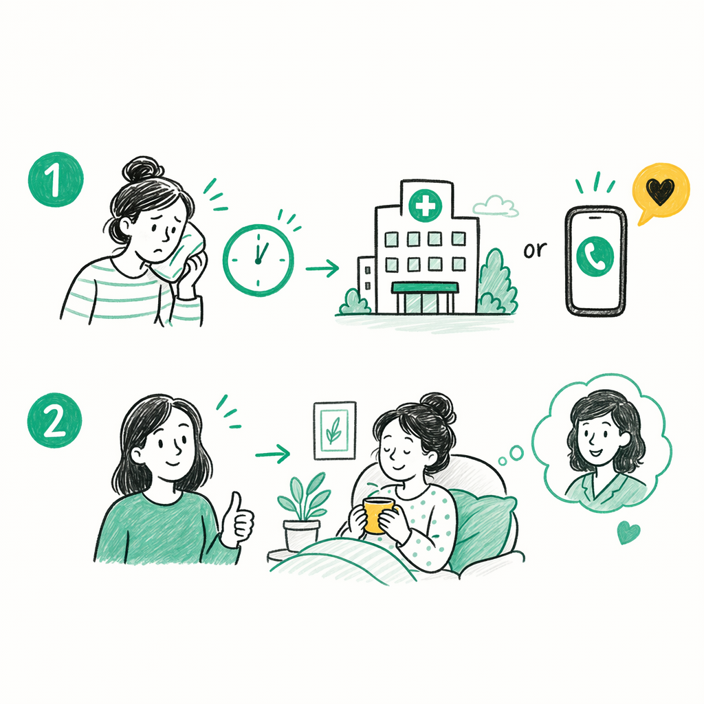 What to do right now — illustration