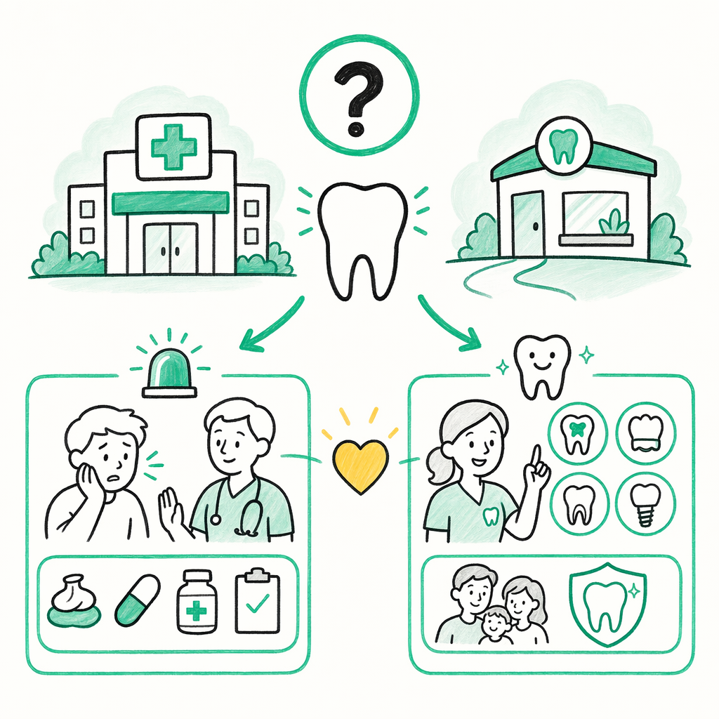 Illustration: Can the ER fix a tooth?