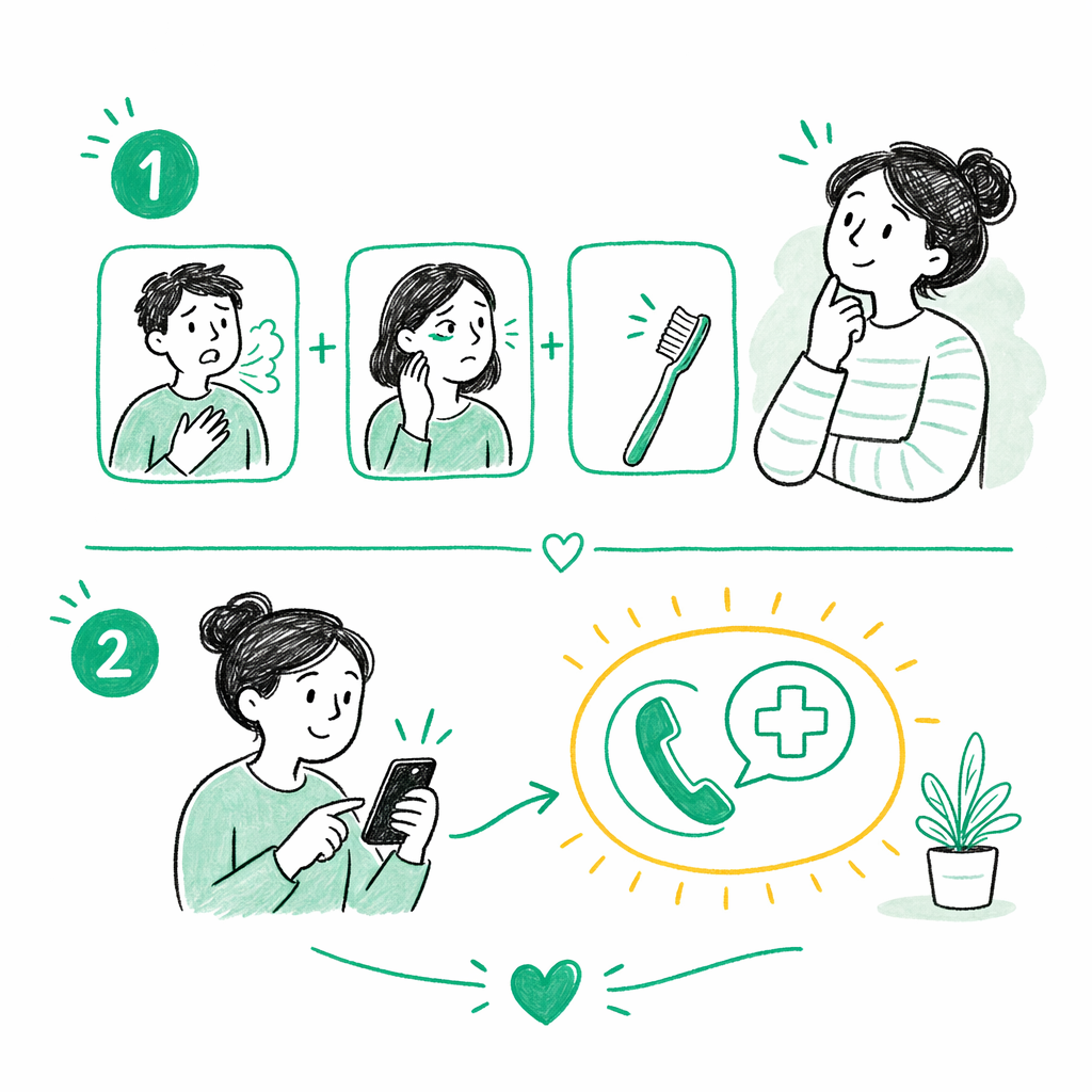What to do right now — illustration