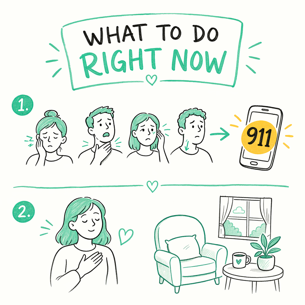 What to do right now — illustration