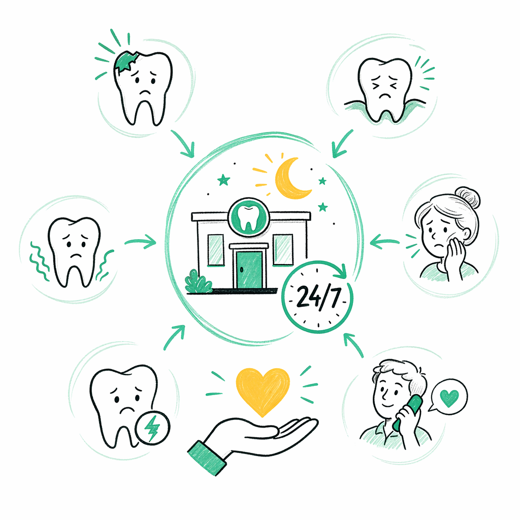 When after-hours dental care makes sense — illustration