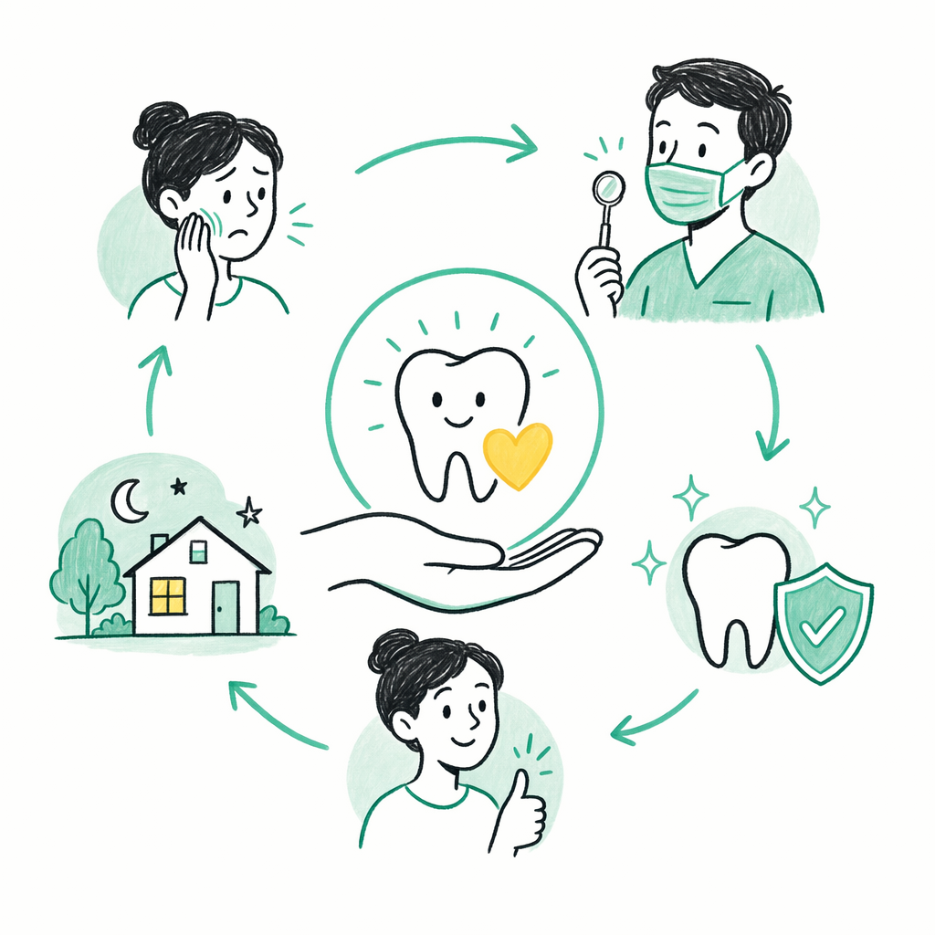 How much after-hours emergency dental care may cost — illustration