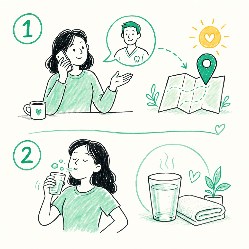 What to do right now — illustration