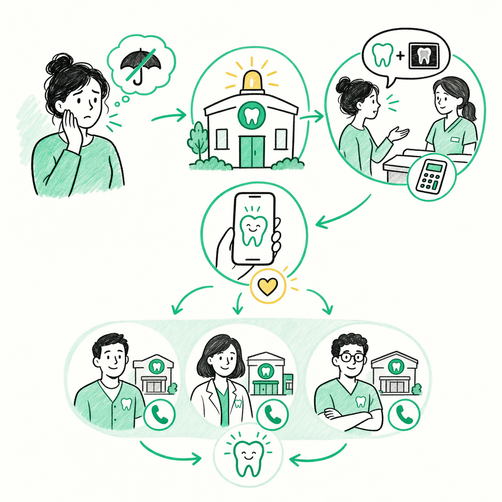 Illustration: Emergency dental care without insurance