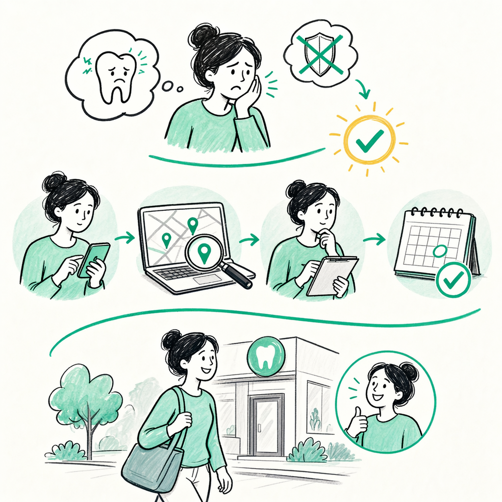 Illustration: A bad toothache, no insurance, a workable plan