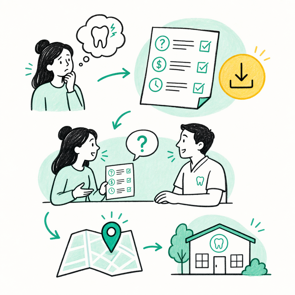 Illustration: Questions-to-Ask Before an Emergency Visit